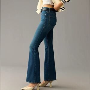 Good American Indigo242 Flare Jeans 6